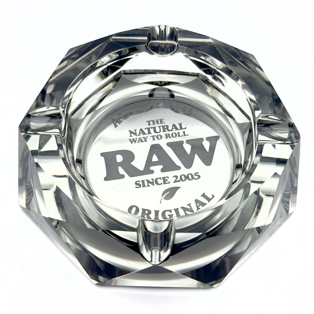 Raw Aschenbecher Darkside Kristallglas Front